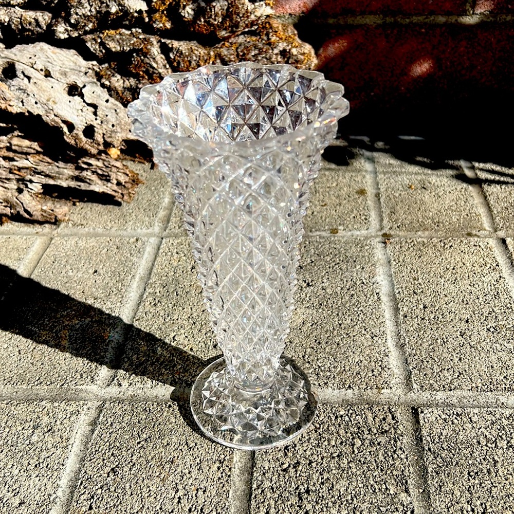 Princess house crystal vase